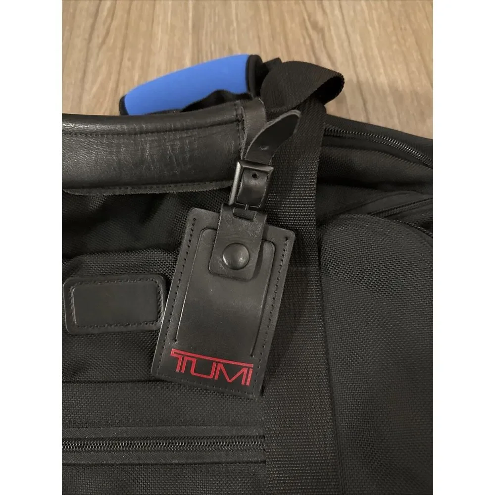 Tumi Messenger‎ Bag Log Laptop Briefcase Style Nylon Crossbody Strap Made in USA